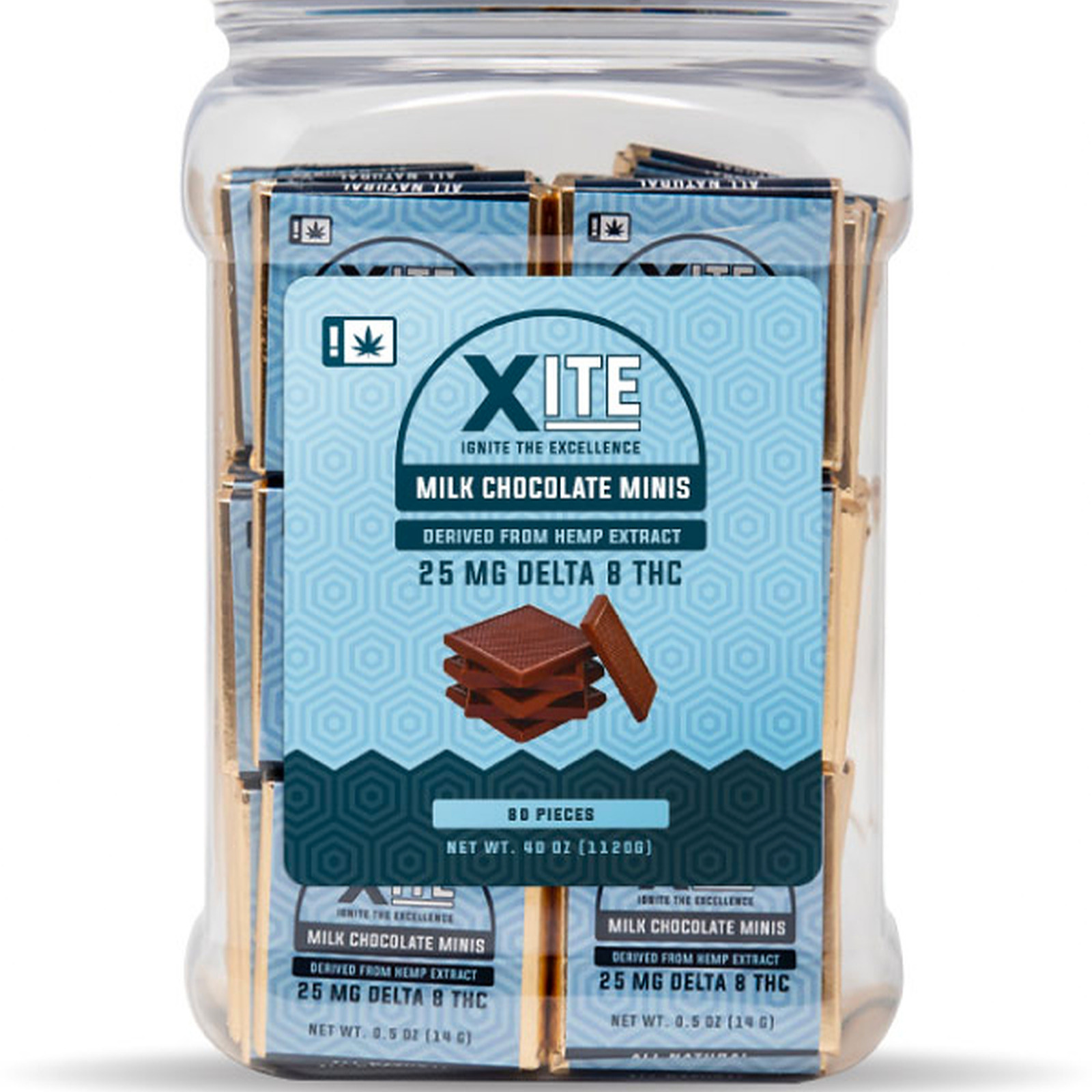 Milk Chocolate Mini (25mg Delta-8 THC)